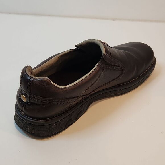 Merrell World Legend Stollen J45051 Men’s Size 8 Pebbled Brown Leather Loafers - Picture 9 of 15